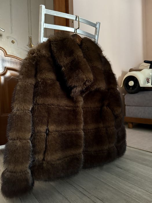 Эко шуба в идеальном состоянии