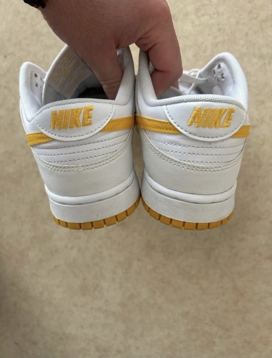 Nike Dunk Low "White/University Gold"