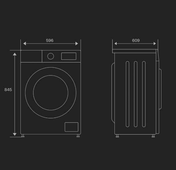 Продается стиральная машина Hofmann 8 КГ модели WM814ASBK/HF