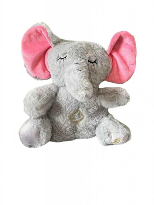 Дишащо слонче – Светеща, дишаща и музикална плюшена играчка