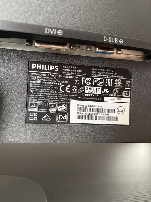 Monitor PHILIPS 243V7QDS