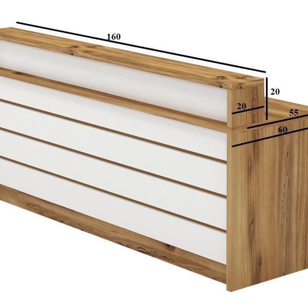 Mobilier receptie ca nou  - 160 cm x 60 cm x 95 cm