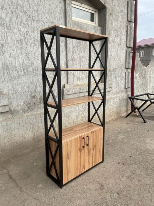 Стеллаж лофт от производителя ПОЛКИ шкаф офисный stellaj polka shkaf