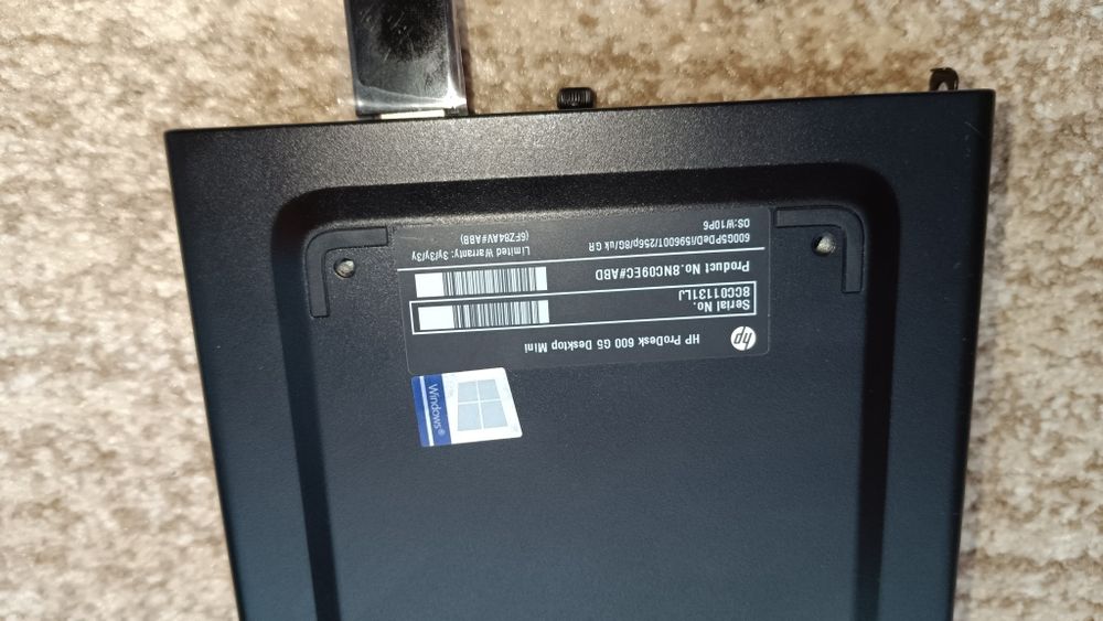 Mini PC HP proDesk 600 G5 16gb i5-9500t + BONUS