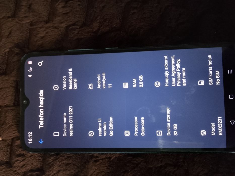 Realmi smartfon sotiladi