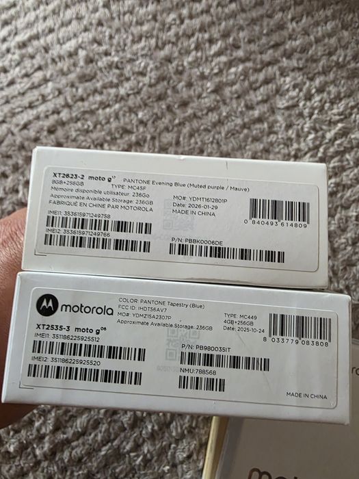 Motorola G6 , G17 , G55 și G86 . NOI