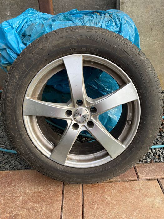 Set 4 Jante Aliaj DEZENT 18" + Anvelope Iarnă Goodyear 225/60 R18