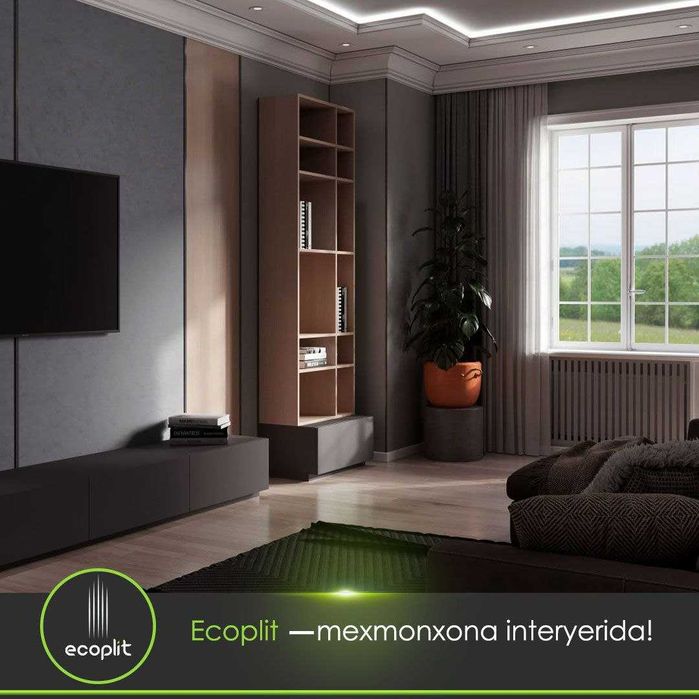 ECOPLIT. Interier va Fasad uchun yechim. ECOPLIT. Эстетика вне времени