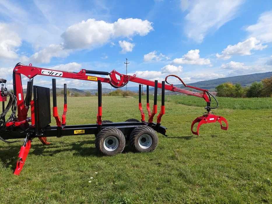 Remorca forestiera 10 tone