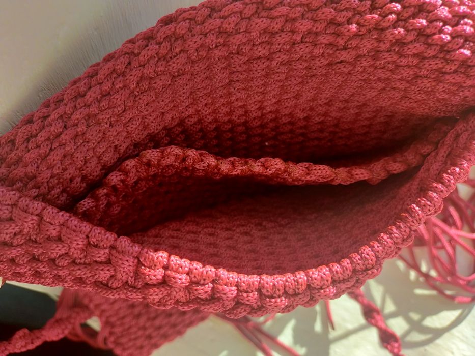 Сумочка макраме ручной работы