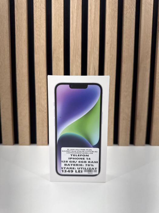 Iphone 14 128Gb/78% Baterie GARANTIE/FACTURA #58232