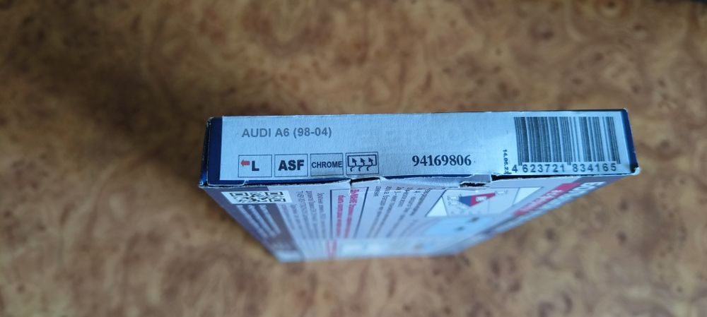 Левое (водительское) зеркало Ауди А6 С5