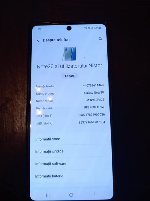 Samsung Galaxy note 20