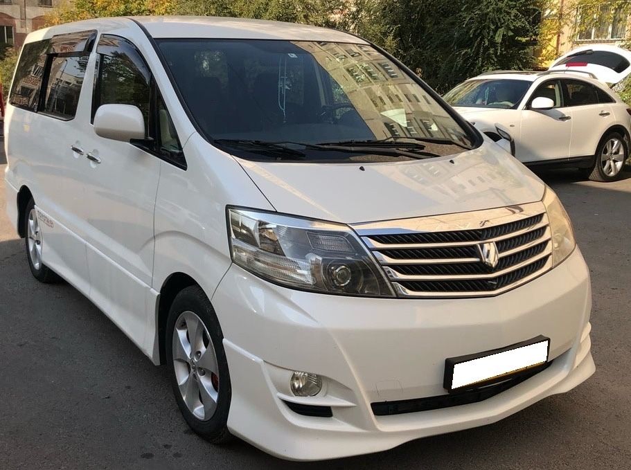 Работа водителем минивэн. Toyota Alphard 2007. Тойота альфард 2007 белый. Тойота альфард 2007 черный. Тойота альфард 2007 левый руль.