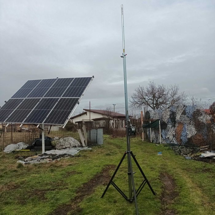 Stativ-Tripod telescopic Odyssey LCRANK133, 3.8 m, 80 kg