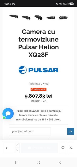 Termoviziune Pulsar Helion