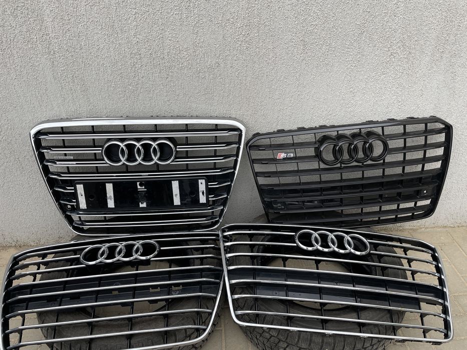 Grila centrala radiatoare Audi A8 S8 4h d4