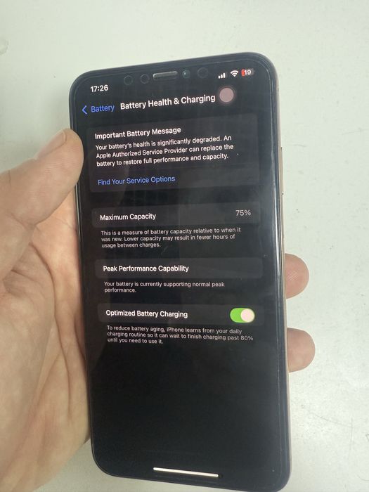 Iphone XS max 64 gb LLA gold
