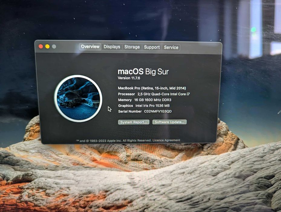 Macbook Pro 15” i7 16GB 500GB mid 2014 (baterie noua)