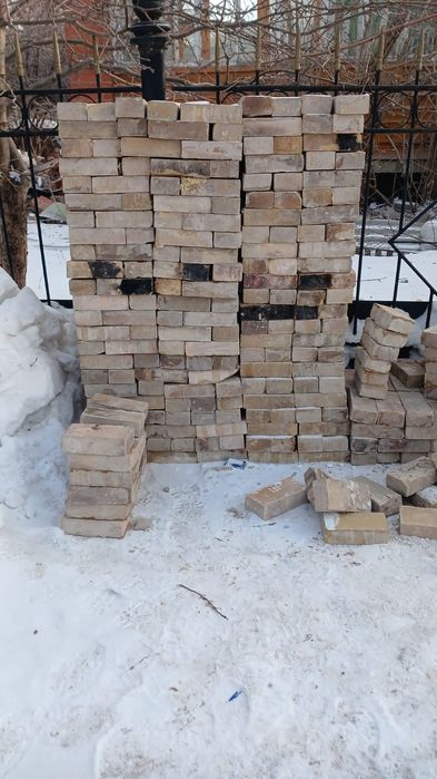 кирпич Красный б у