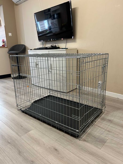 Клетка за куче Trixie – голям размер (109x71x79 см) – почти нова