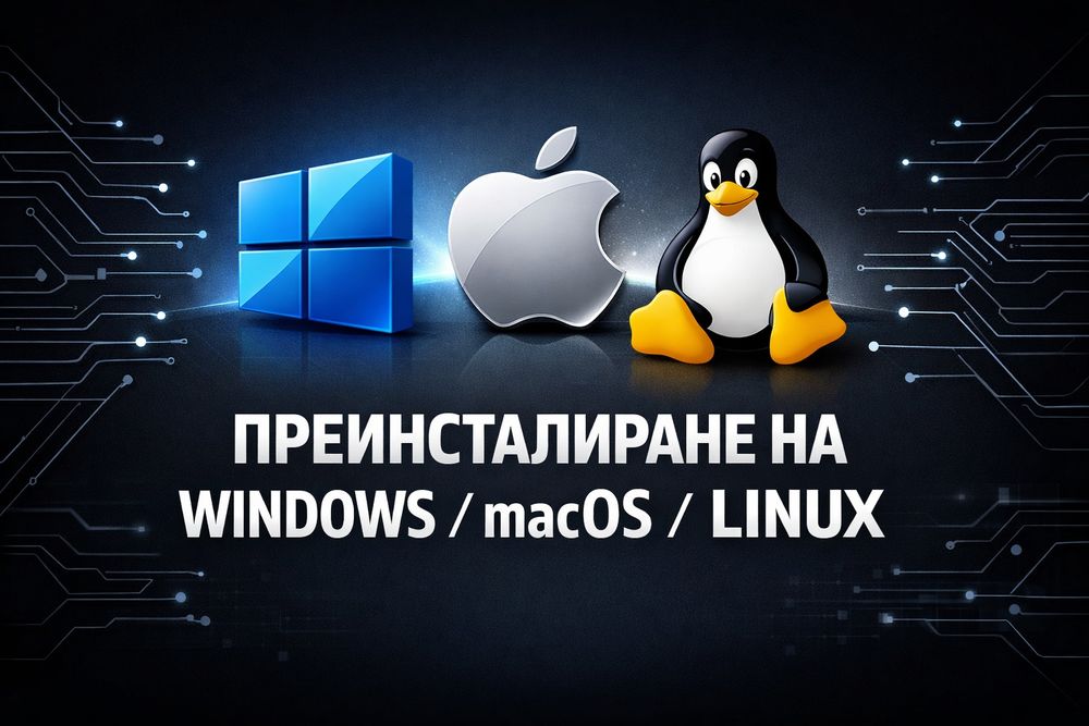 Преинсталация на Windows/Linux/MacOS