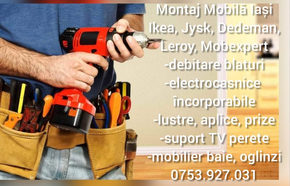 Montaj Mobilă & Asamblare Mobilier Ikea, Jysk