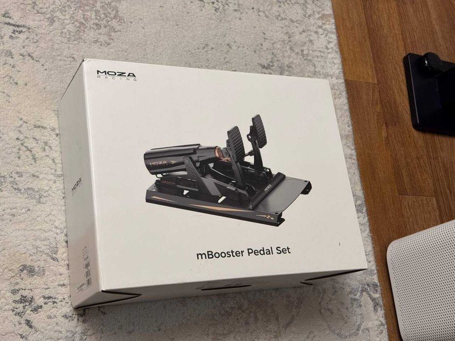 Комплект активных педалей Moza MBooster+педаль газа CRP2+пластина CRP2