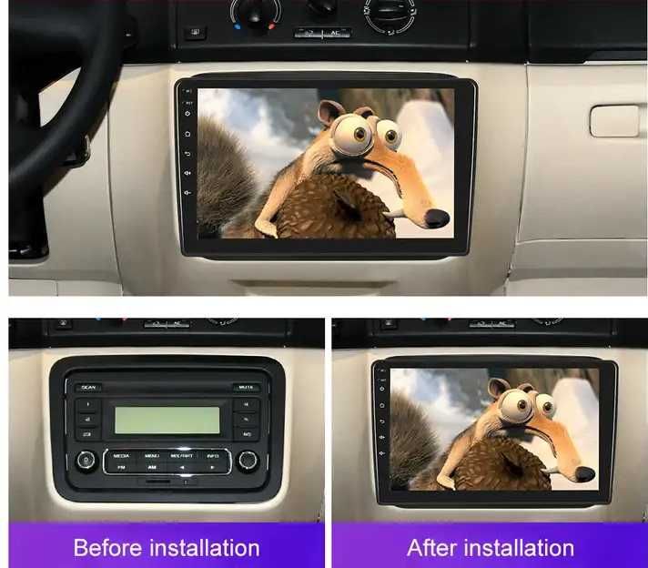 Мултимедия за Skoda Fabia 2 Двоен ДИН навигация плеър Android Фабия 2