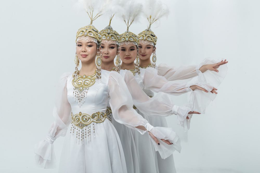 Казахское нарядное платье прокат