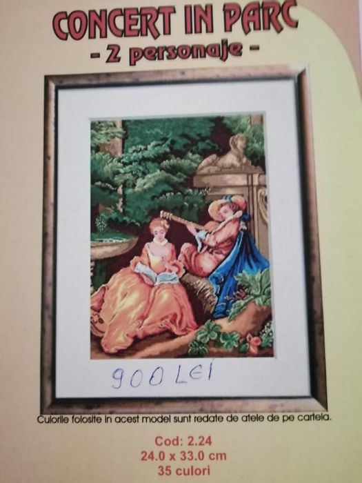 Vînd Goblene cusute cu diagrama