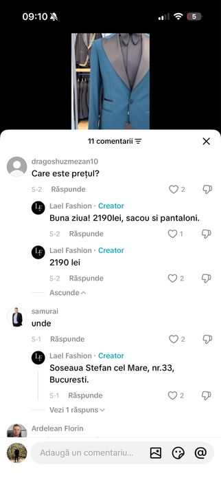 Vand costum LaelFashion marimea 56. Vine cu camasa L si pantofi marinea 45!