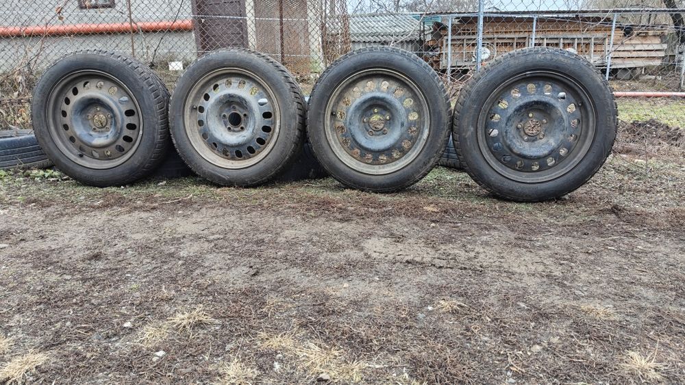 Set cauciucuri si jante tabla 215 55 17