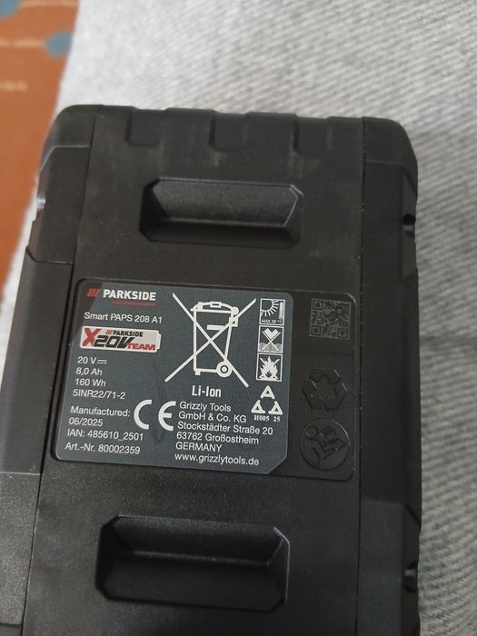 Acumulator parkside smart