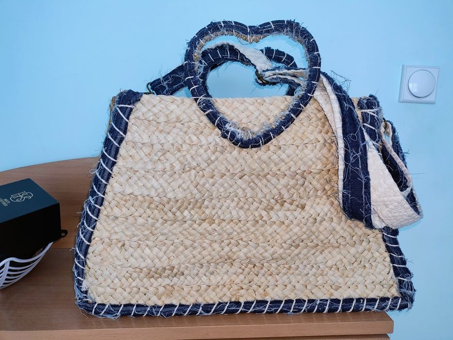 Дамска сламена чанта