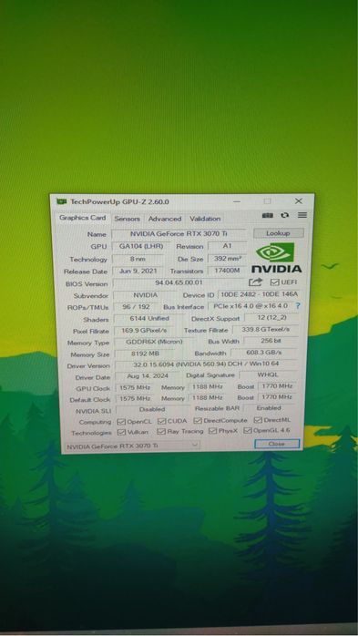 Rtx 3070ti видеокарта