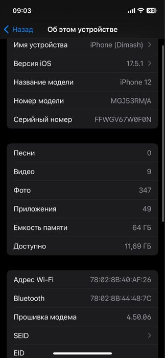 Айфон 12 обычный