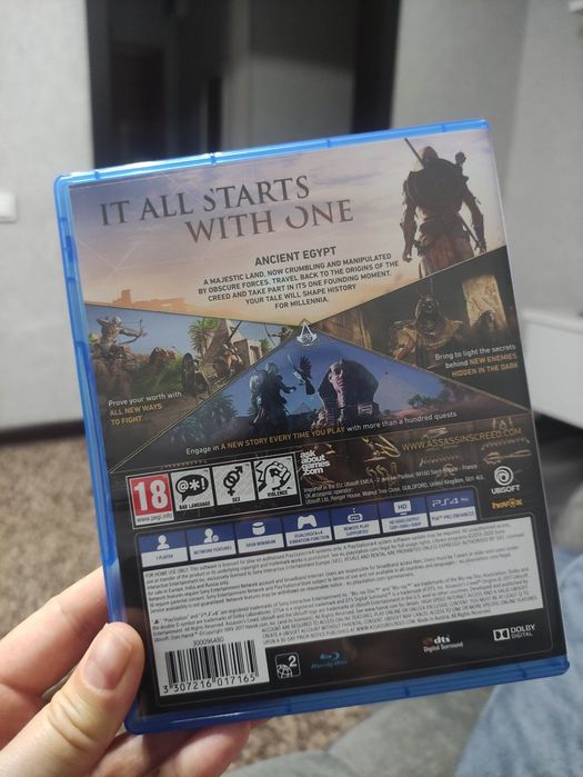 Assassin's creed origins диск на пс4