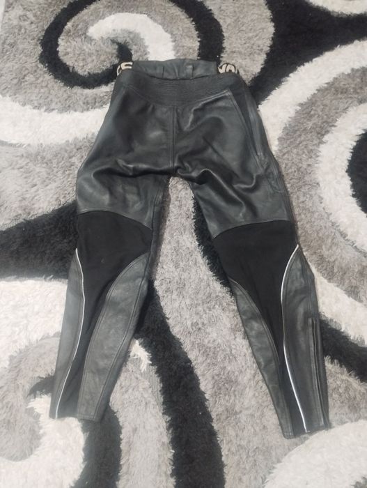 Costum moto piele,geacă textil vara, pantaloni dama vanucci.