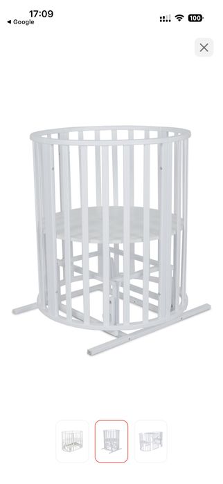 Детский кровать овальная