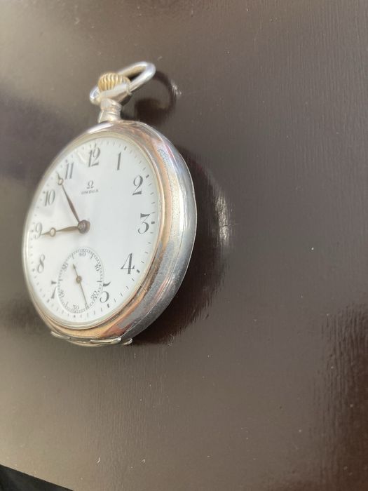 Оригинален  швейцарски джобен часовник Omega