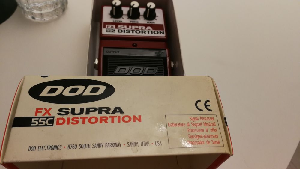 Pedala distorsiuni fx55c dod supra