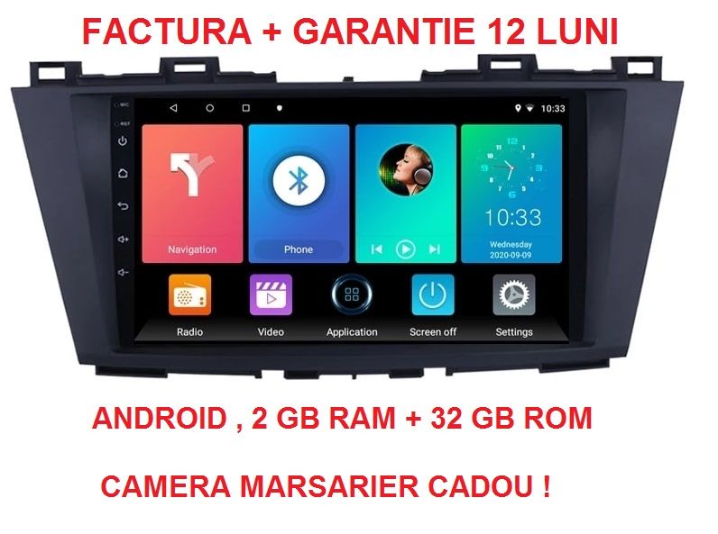 Navigatie Mazda 5 ( 2010 - 2017 ) Noua Garantie Camera Marsarier