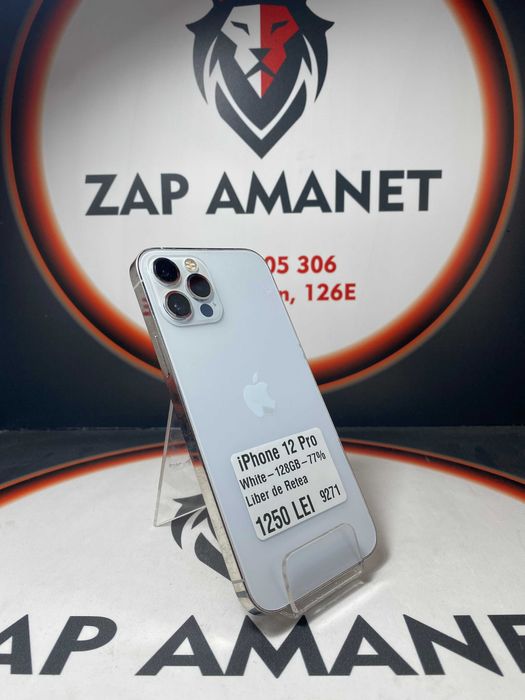 Zap Amanet Vitan - iPhone 12 Pro - White - 128GB - 77%
