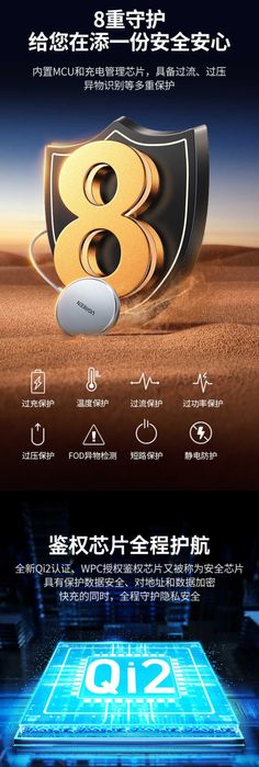 UGREEN Qi2 магнитное беспроводной зарядка 2в1 iPhone 16 Series AirPods