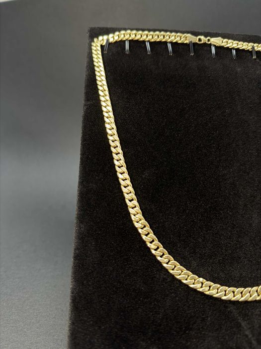 Liquid Money vinde - Lant aur 18k (750) Model Cuban- 25,27g, 30 cm