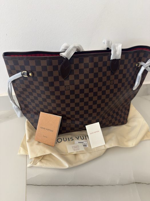 Geanta Neverfull GM Damier Ebene Piele