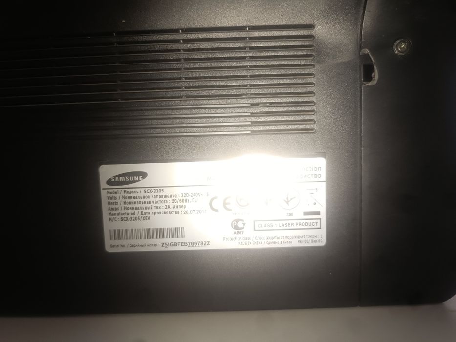 Принтер от SAMSUNG SCX-3205