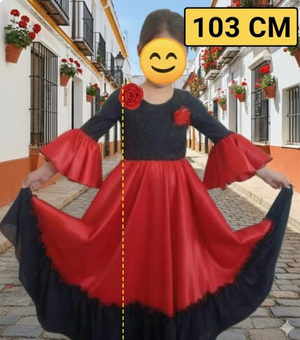 Новогоднее платье испанки