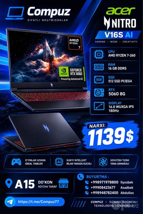 Acer Nitro V16 S Ai